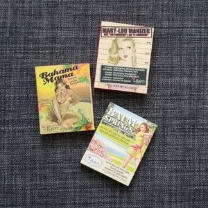 The Balm travel sizes- bronzer, highlighter, blush